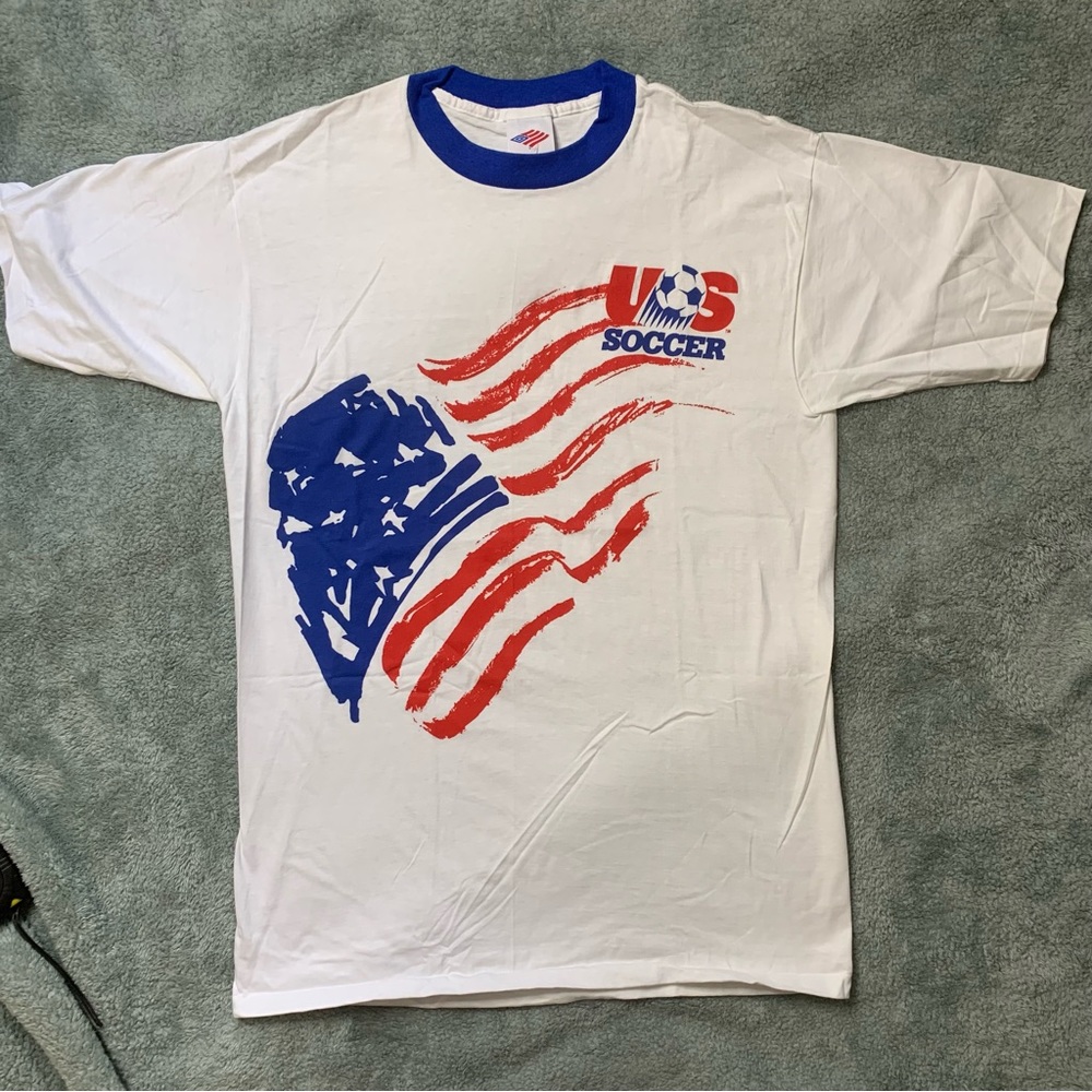 Vintage Umbro USA Soccer Shirt- Made in the USA